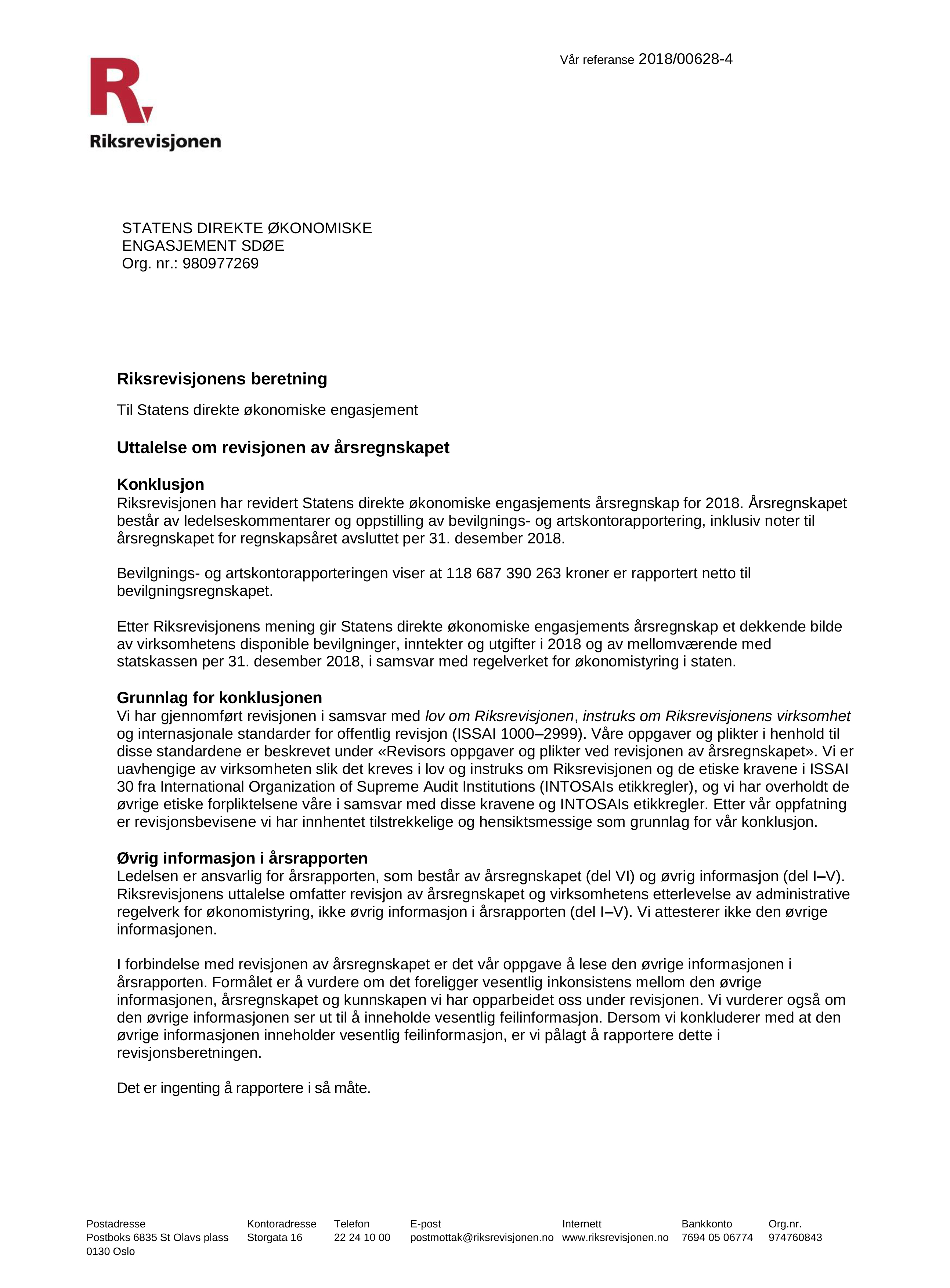 2018-00628-4-Revisjonsberetning-for-Statens-direkte-%C3%B8konomiske-engasjement-2018-767320_4_1-1