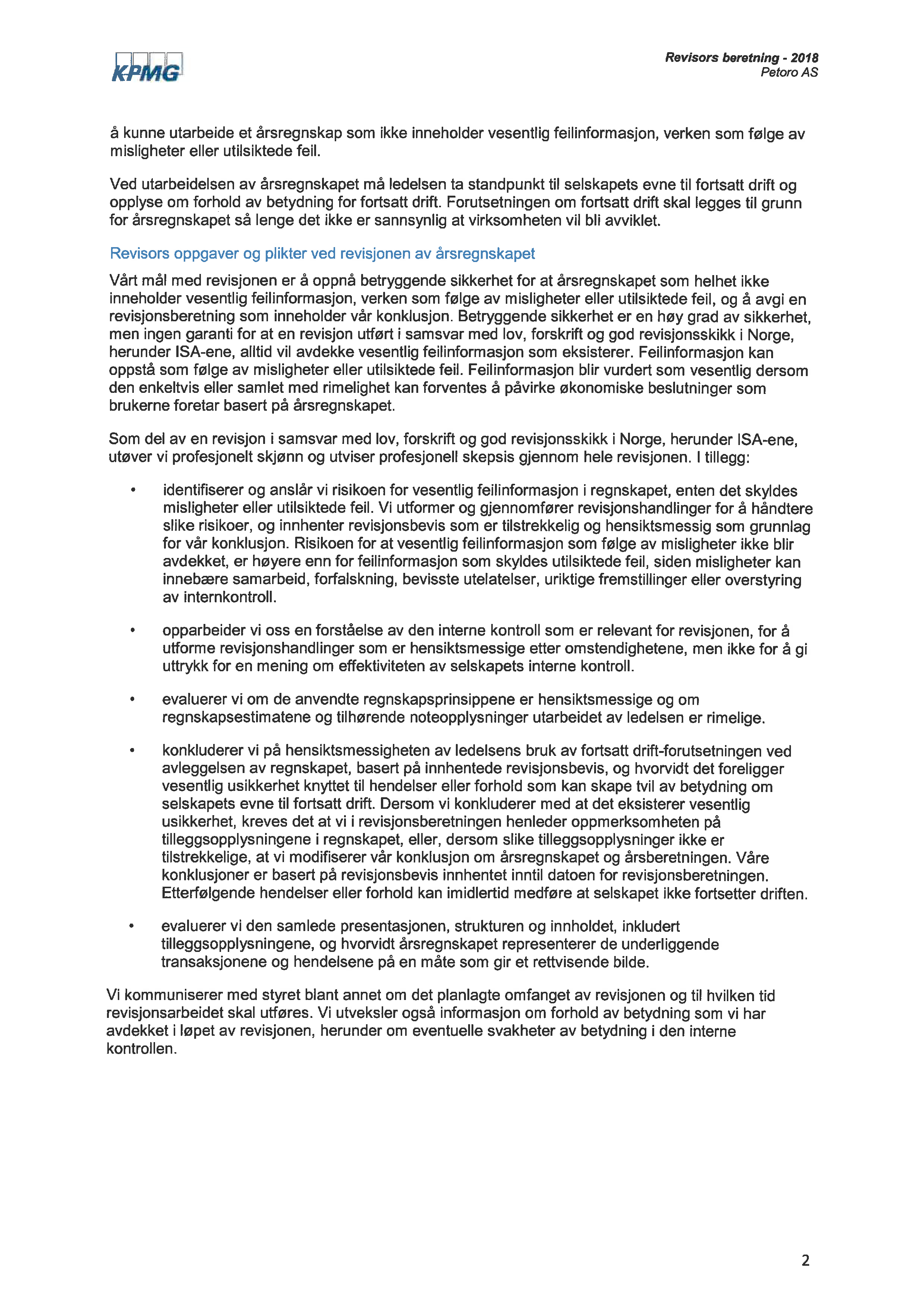 Revisjonsberetning2018-2