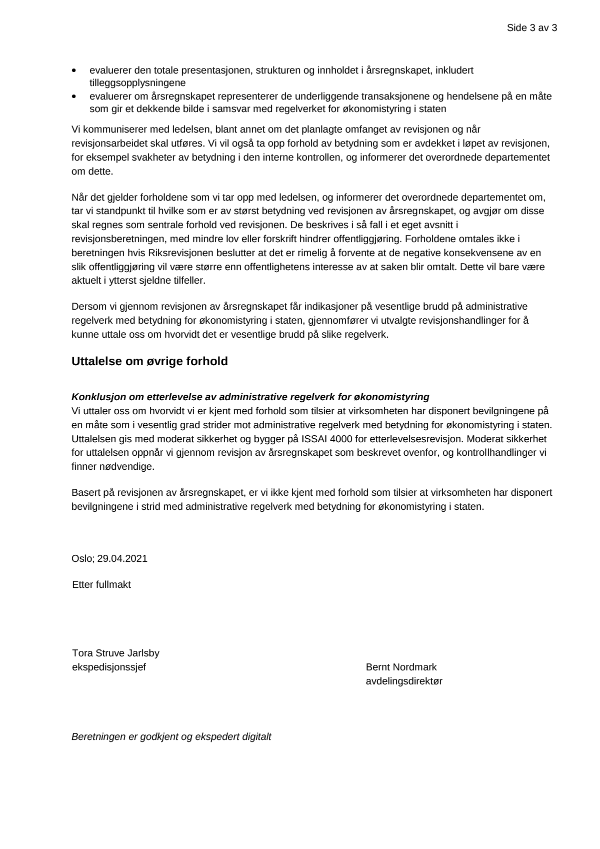 Riksrevisjonen---Revisjonsberetning-for-SD%C3%98E-signert-2020-3