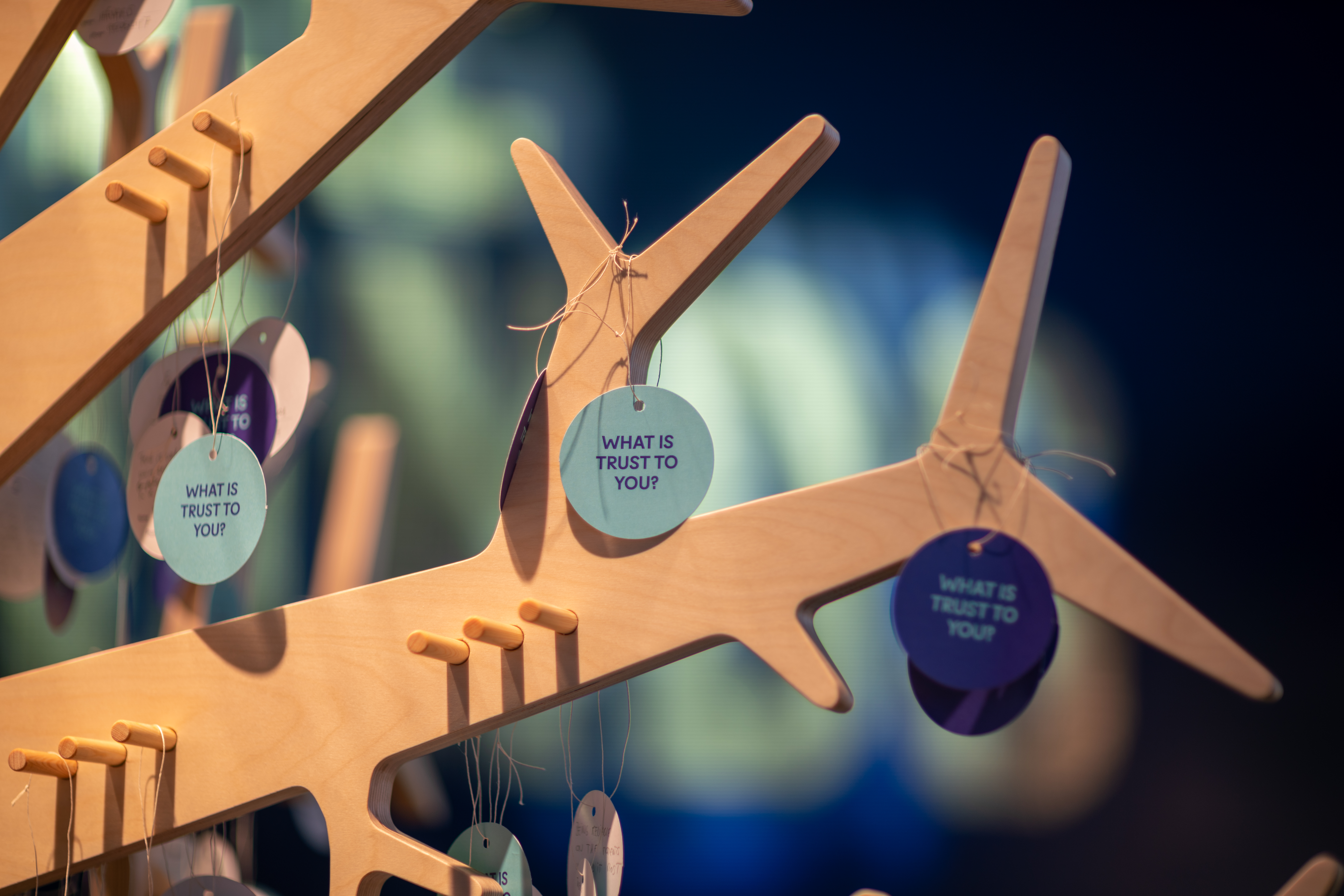 Tree of trust fra ONS-standen 2022 .  Foto: Melvær&Co