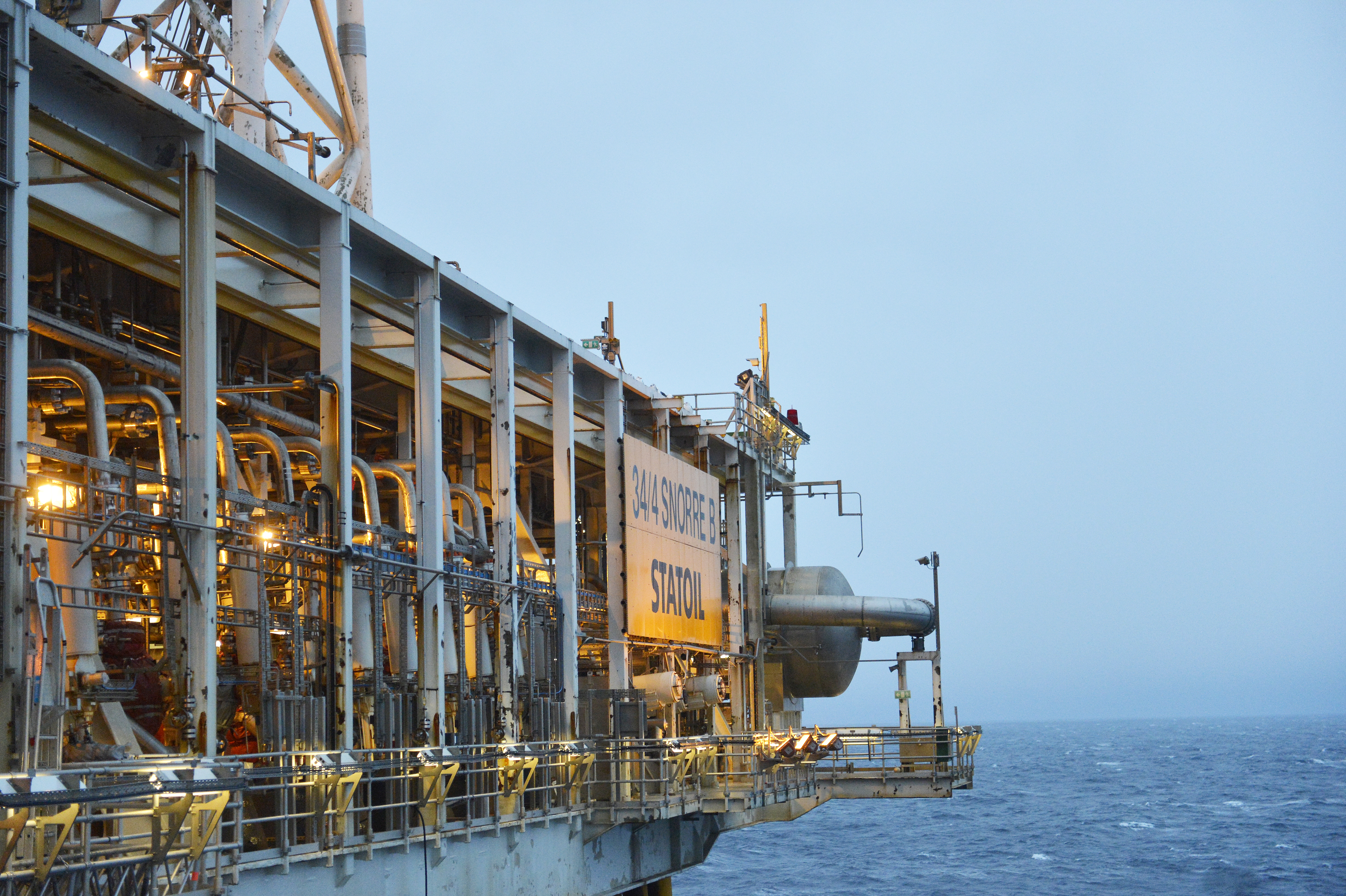 Snorre B – Foto: Harald Pettersen, Statoil