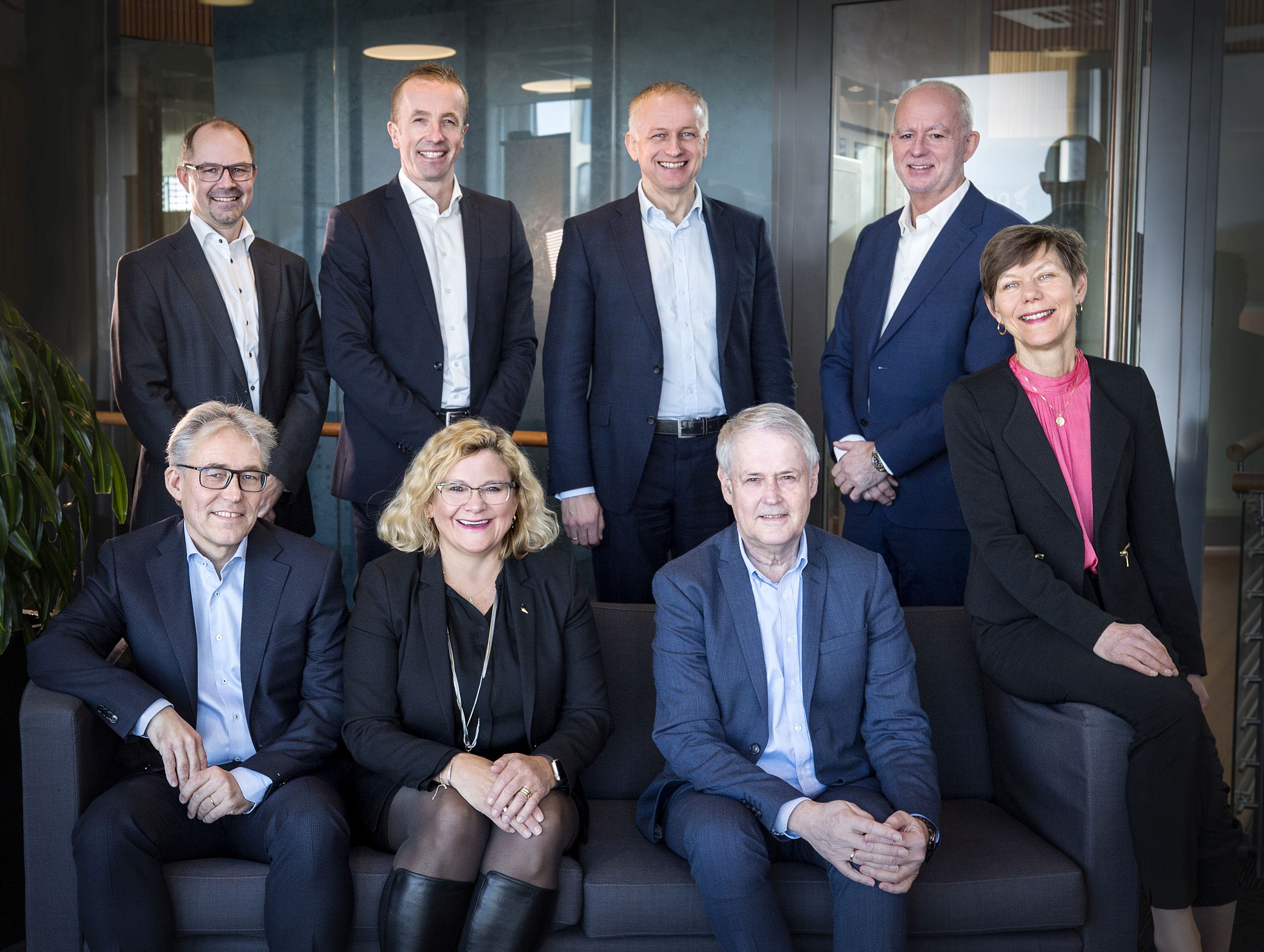 Executive management in Petoro. Photo: Elisabeth Tønnessenm