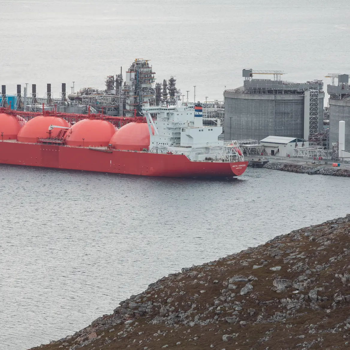 Melkøya, Hammerfest Photo: Ole Jørgen Bratland / ©Equinor