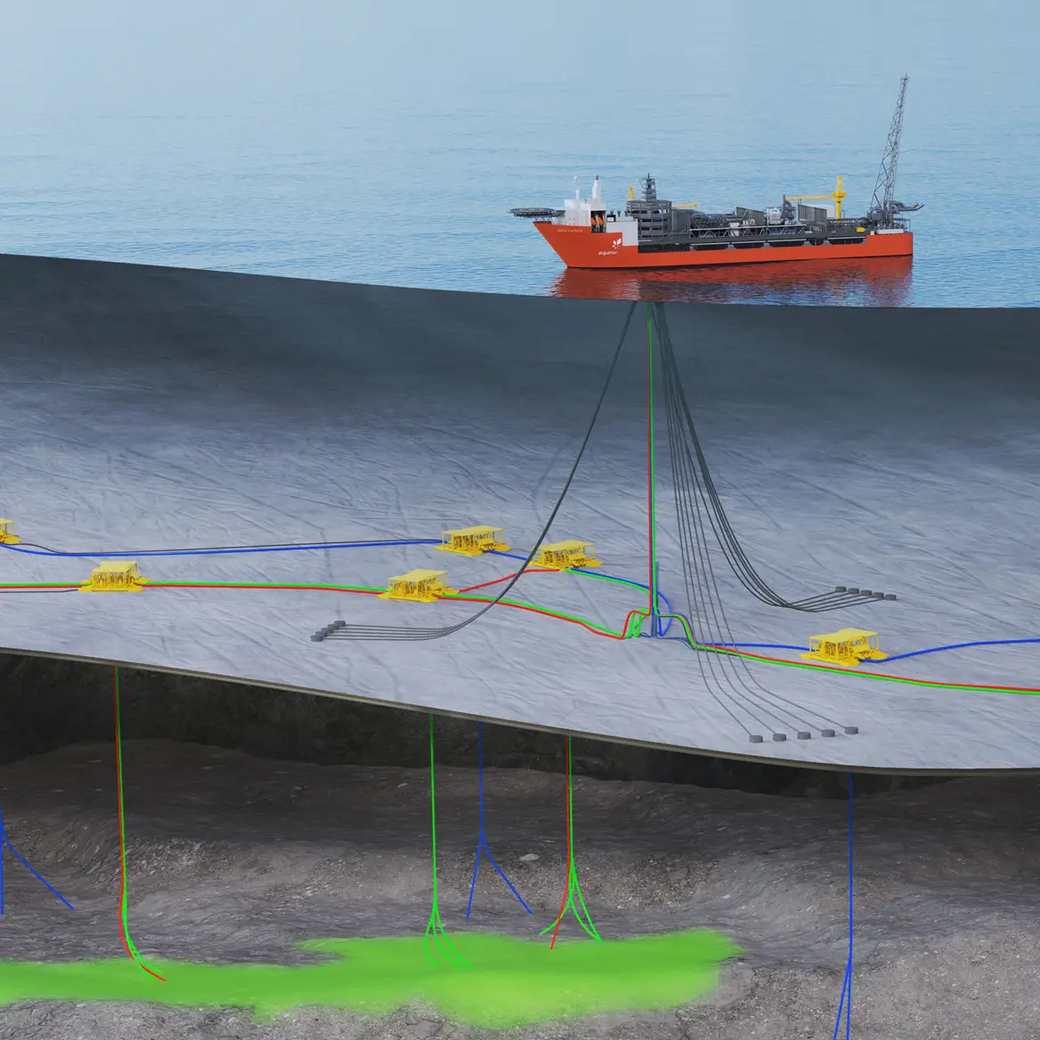 Johan Castberg. Illustration: Render AS and Equinor