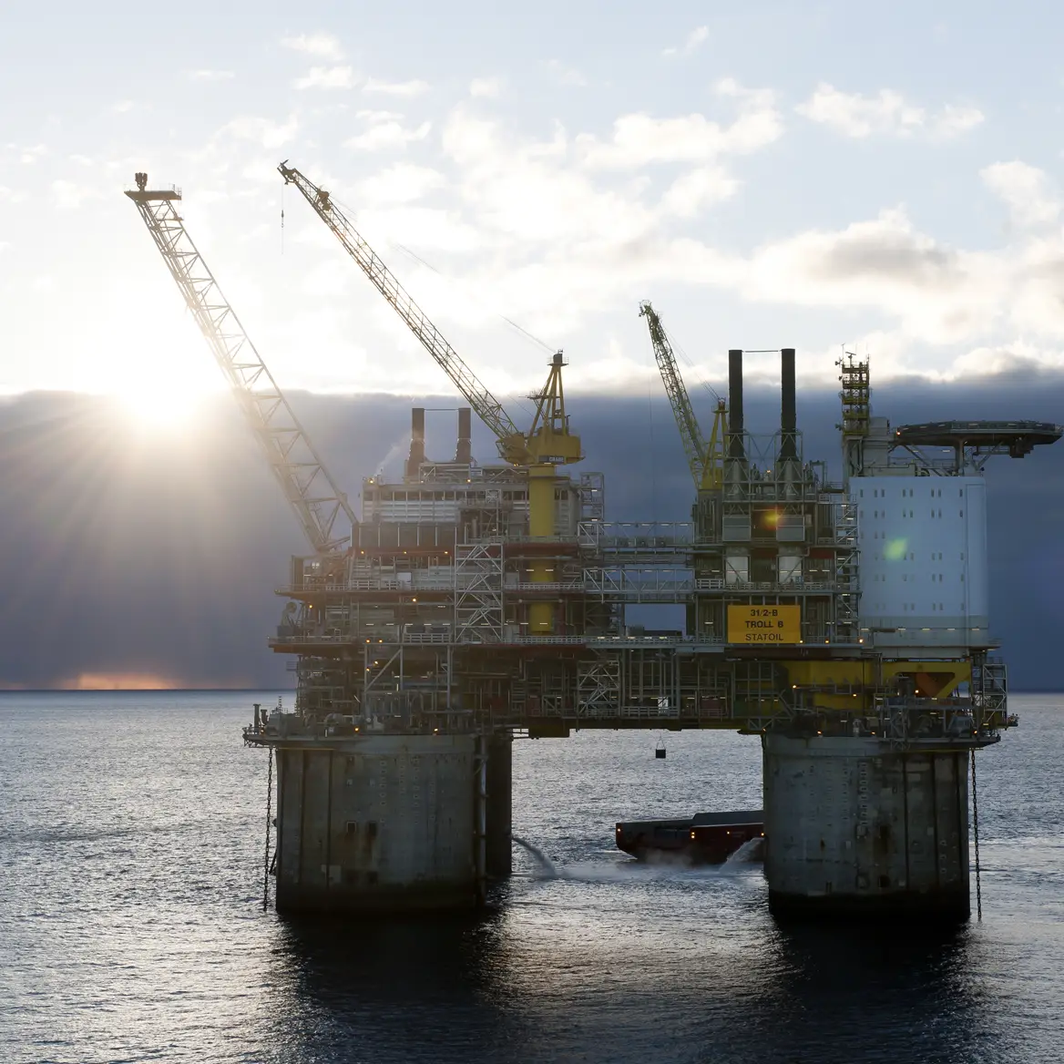 Troll B. Photo: Øyvind Hagen, Equinor